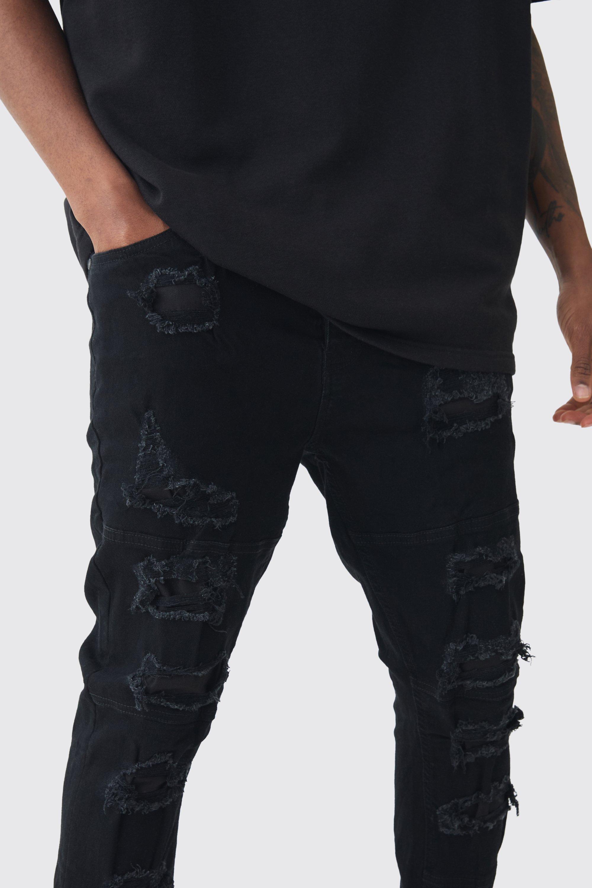 Repaired store jeans mens